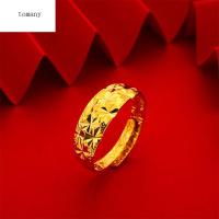 TOMANY อินเทรนด์ ของขวัญ ดอกไม้ หัวใจ เรียบหรู คลาสสิค แหวนสไตล์เกาหลี แหวนทอง แหวน sargin ผู้หญิง เครื่องประดับแฟชั่น