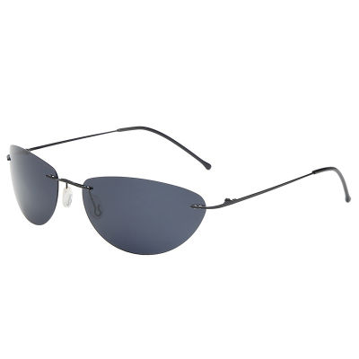 2021 Fashion The Matrix Neo Style Polarized Sunglasses uv400 brand designer Ultralight Rimless Men Driving Sun Glasses Oculos