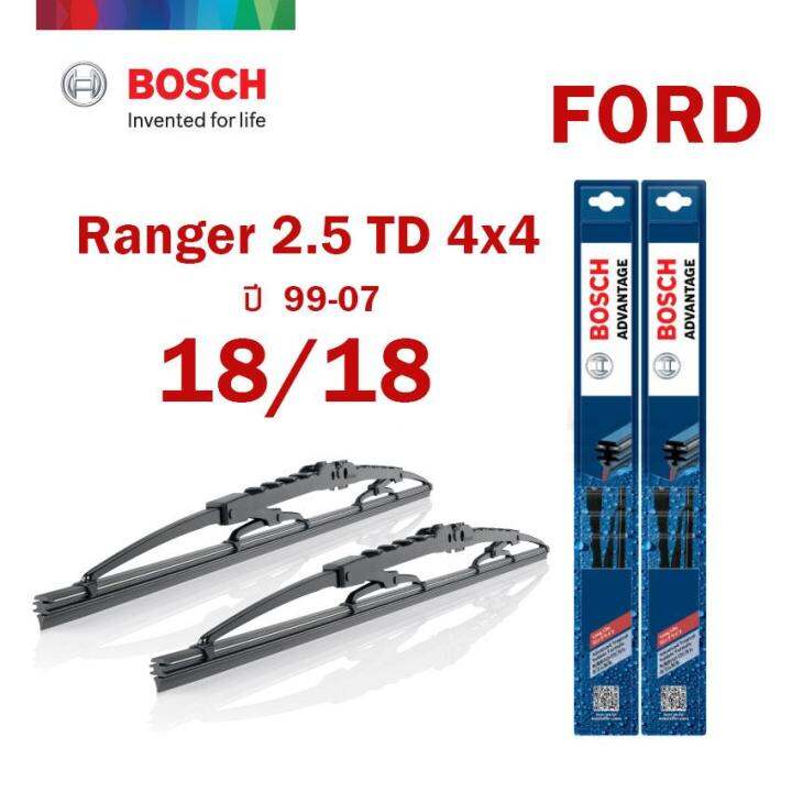 ใหม่ล่าสุด-2019-โปรโมรชั่นลดรับหน้าฝน-bosch-ใบปัดน้ำฝน-รุ่น-advantage-สำหรับรถยนต์ฟอร์ด-ford-ranger-2-2-2-5-diesale-tdci-td-4x4-ทนทาน-คุณภาพสูง-ปัดสะอาด-มองเห็นได้ดียิ่งขึ้น-14-16-18-19-20-21-22-24-รา