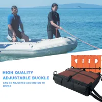 Oxford Top Storage Bag with Zipper Life Jacket Storage Bag Elastic Rope Waterproof High-Capacity Durable Outdoor Accessories  Life Jackets