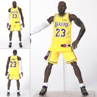 Figma ฟิกม่า Figure Action จาก NBA Basketball บาส นักบาสเก็ตบอล Lakers เลเกอส์ LeBron James เลเกอร์ส เลอบรอน เจมส์ 23 Yellow Jersey 1/9 Scale Ver แอ็คชั่น ฟิกเกอร์ Anime อนิเมะ การ์ตูน มังงะ สามารถขยับได้ Doll ตุ๊กตา manga Model โมเดล