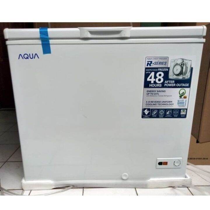 Chest Freezer Aqua Aqf W Liter Garansi Resmi Lazada Indonesia