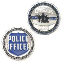 【CW】 Officer Coin Shields Thin Commemorative Coins Thank You for Your Service