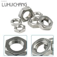 ❈❄☞ luhuichang M8 M10 M12 M14 M16 M18 M20 Stainless Steel Flat Hex Hexagon Thin Nut