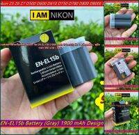 มือ 1 !!! แบตเตอร์รี่กล้อง Nikon รุ่น EN-EL15b (1900 mAh) Nikon D750 D780 D800 D800E D810 D810A D850 D860 Nikon 1 V1 Z5  Z6 Z7 D7000 D7100 D7200 D7500 D500 D600 D610