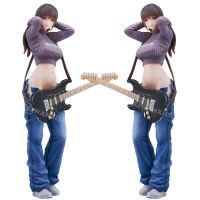 ZZOOI 25cm Lovely Guitar Sisters Sexy Anime Girl Figure Guitar Sisters Mei Mei Action Figure Adult Collectible Model Doll Toys Gifts
