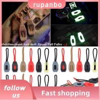 RUPANBO039392692 ป้องกันการโจรกรรม ที่ดึงซิป มัลติฟังก์ชั่ มี5สี ปลายดึง ที่มีคุณภาพสูง กระเป๋าเป้สะพายหลังซิปดึง กระเป๋าพกพาสำหรับเดินทาง