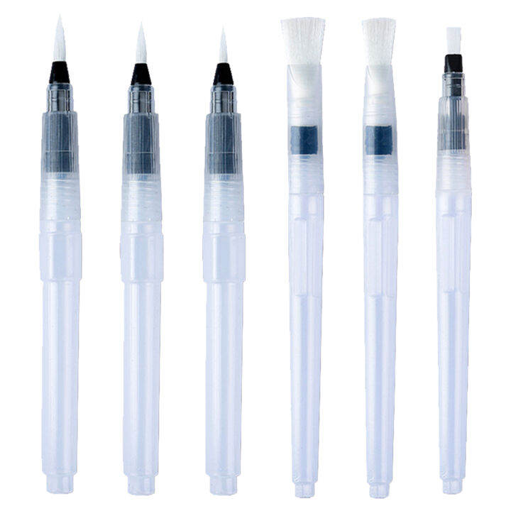 6pcs-adults-kids-pointed-tip-gouache-pens-oil-acrylics-ink-artist-refillable-nylon-detail-paint-tempera-watercolor-brushes