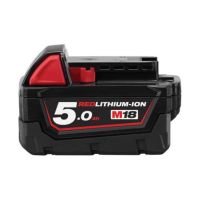 MILWAUKEE NO.M18 B5 (001998238) Lithium-Ion Battery, 18V 5.0Ah Factory Gear By Gear Garage