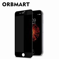 ☒ ORBMART ใหม่ขนาดเต็มฝาครอบฟิล์มความเป็นส่วนตัว Anti Peeping Shield กระจกนิรภัยป้องกันหน้าจอสำหรับ iPhone 6 6s 7 8 Plus โทรศัพท์