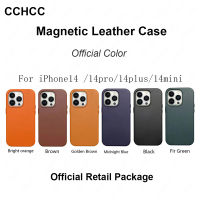 เคสหนังสำหรับ Magsafe Apple iPhone 14 13 Pro Max 12เคสโทรศัพท์มือถือสุดหรูสำหรับ iPhone 13 12 Mini ฝาครอบด้านหลังเคสแม่เหล็ก