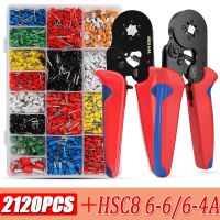 2120pcs VE Series Insulated Terminal Block Cord End Crimping Sleeve Terminal Cable Wire Connector Electrical Tube Terminals Suit