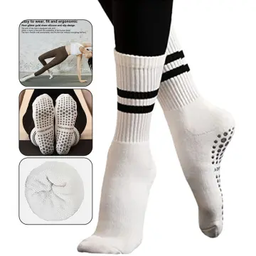 Yoga Socks With Grips For Women, Non Slip Grip Socks For Yoga, Pilates,  Barre, Dance