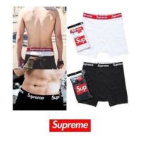 กางเกงในชาย กางเกงบ๊อกเซอร์ชาย พร้อมส่ง Supreme®/Hanes® Boxer Brief ผ้าcotton ไม่มีซอง กางเกงในผู้ชาย ผ้านุ่ม ยืดหยุ่นและระบายอากาศได้ดี ดีไซน์ทันสมัย