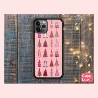 Christmas tree doodle Phone case cover - winter phone case - Holiday gift - iPhone 14, iPhone 13, iPhone 12, iPhone 11, galaxy S22, S21, S20