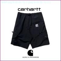 Carhartt กางเกงขาสั้นแฟชั่นเกาหลีฟังก์ชั่นสะท้อนแสง3 M สำหรับผู้ชายและผู้หญิงคนรักการเดินเทรนด์5นาที