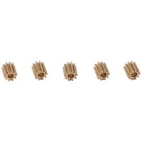 5Pcs Brass 10T Pinion Gear Motor Gear for Axial SCX24 1/24 RC Crawler Car Accessories