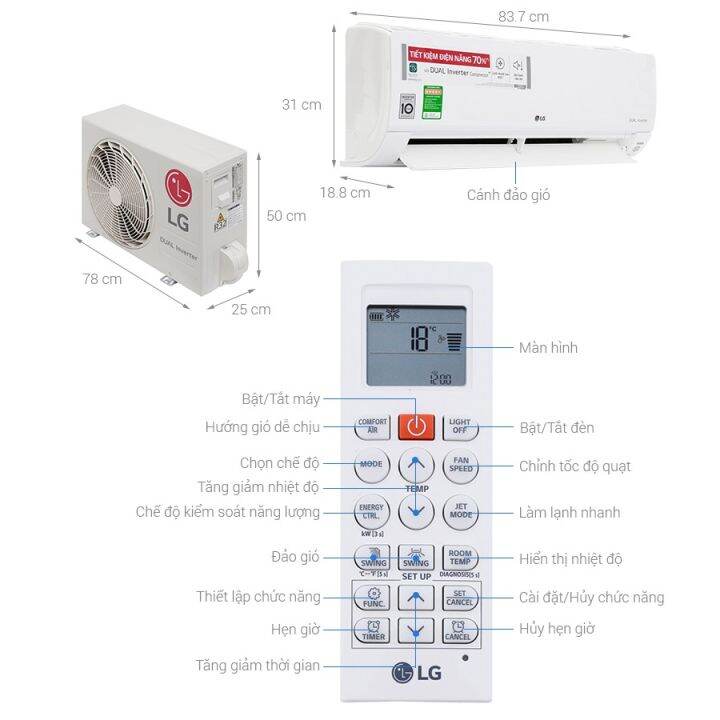 ใหม่-lg-ตู้เย็นระยะไกล-ใหม่-lg-ควบคุมอากาศ-ปล่อยแบตเตอรี่