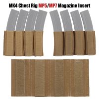 【CW】 MP5 MP7 Quadruple Magazine Insert for Chest Rig Elastic Built-in Holder Hunting Accessories