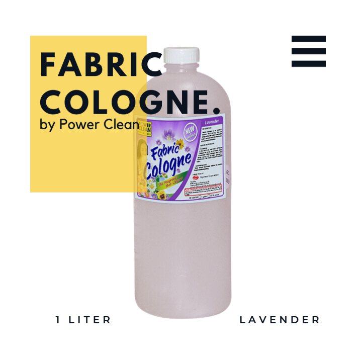 PowerClean Fabric Cologne Lavender In 1 Liter Bottle | Lazada PH