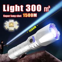 Super Bright Flashlight With Usb Charging High Power Led Flashlights 18650 Portable Rechargeable Led Lamp Torch Light Power Bank Rechargeable  Flashli