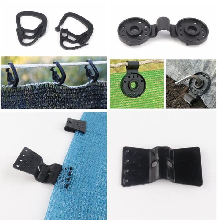50pcs-sunshade-net-clip-hook-agriculture-greenhouse-clamp-curtain-line-outdoor-canvas-hook-plastic-fence-shading-net-clips