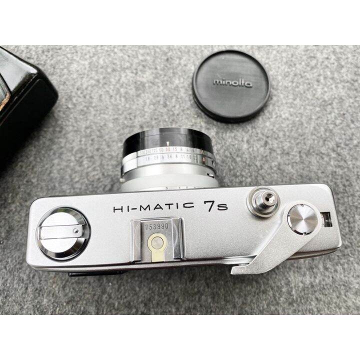 กล้องฟิล์ม-minolta-hi-matic7s-สวยเต็มระบบ