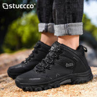 Men Boots Fashion Casual Water Proof Shoes Army Boots Men Winter Boot Black Platform Sneakers Mens Safety Shoe Warm Snow Boots