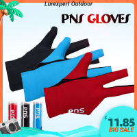 PNS บิลเลียดสระว่ายน้ำคิวถุงมือสีดำ สีแดงสีฟ้าซ้ายขวามือสามนิ้วถุงมือสระว่ายน้ำ Carom สนุ๊กเกอร์ถุงมืออุปกรณ์ป้ายโฆษณา