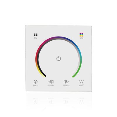 86 Sty Touch Panel Switch DC12V 24V Controller Light Dimmer Single Color/CT/RGB/RGBW LED Strip Wall Switch