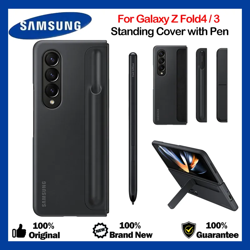 Original Samsung Z Fold Silicone Standing Cover With S Pen Case For Galaxy  Z Fold4 5G Case EF-OF93P Lazada