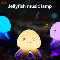 รีโมทคอนโทรลที่ชาร์จ Usb สำหรับไฟเพลง Led ปีนป่ายสีสันสดใสโคมไฟเซ็นเซอร์สัมผัสไฟกลางคืนข้างเตียงนอน