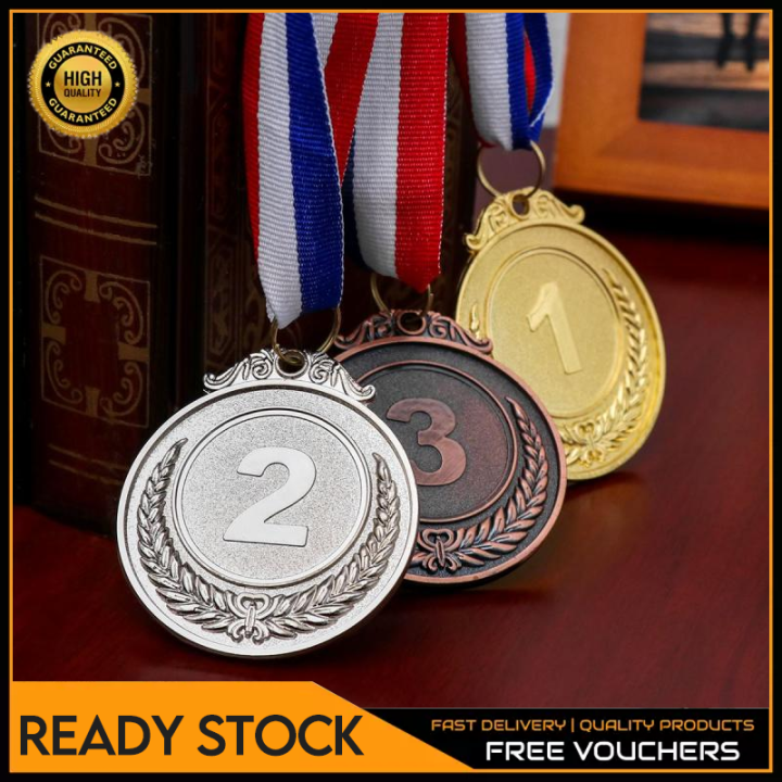 Gold Silver Bronze Award Children Medal Winner Reward Encourage Badge ...