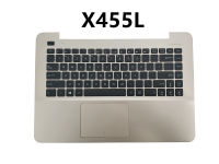 NEW Laptop US Replacement Keyboards For ASUS X455L X455 X455D X455DG Notebook 13NB06C1AP0311 English Gold C shell