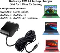 12V 2A power line charger is suitable for gateway GWNC21524 GWTN141 GWTN133 GWTN116 GWTC16 N11SP3 laptop power supplyA8114 US EU UK PLUGk Optional