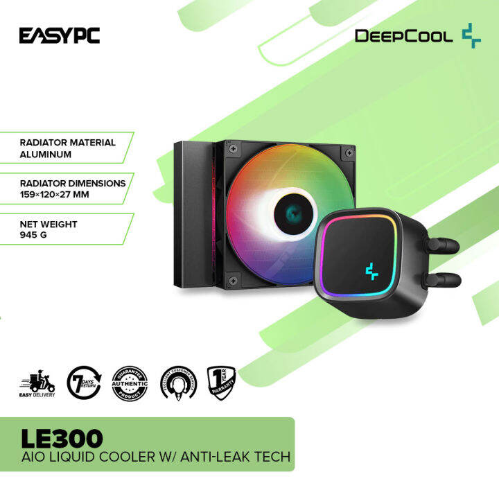 EasyPC | Deepcool LE500 / LE300 AIO Liquid Cooler w/ Anti-Leak ...