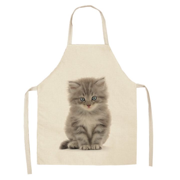 1pcs-lovely-cat-pattern-kitchen-apron-for-women-kids-custom-cotton-linen-bibs-cute-aprons-cleaning-pinafore-home-cooking-53x65cm