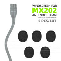 สำหรับ S Hure MX202 M Icroflex MX 202 B MX202B เหนือศีรษะ Windproof ไมค์ปกกระจกไมโครโฟนโฟมกระจกฟองน้ำป๊อปกรอง