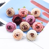 【CC】 10 Pieces Silk Fake Wedding Flowers Wall Decorations for Artificial