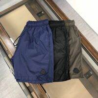 63SZ Moncler law system Mengjia 2023 new beach pants M leather label summer quick-drying mens casual five-point shorts sj