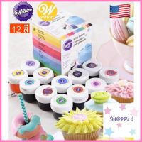 สีเจลผสมอาหาร Icing Colors Wilton กล่อง 12 สี (packaging ใหม่) ของแท้ 100% made in USA ลดจัดหนัก