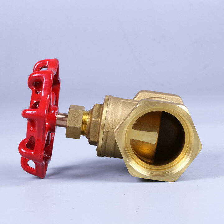 Brass Gate Valve Thickened Internal Thread Engineering Gate Valve Tap