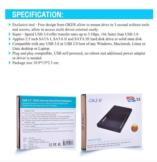 oker-flash-sale-ราคาพิเศษ-usb3-0-2-5-hdd-box-oker-รุ่น-st-245-ดำ-แบบสไลด์ออก-ใช้งานง่ายมาก-สามารถใส-hdd-ด้วยตั