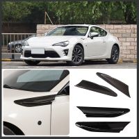 JHTJHNDTGFJHND สำหรับ Subaru BRZ Toyota 86 GT86 2012-2020รถด้านข้าง Air Outlet Fender Fin Vent Trim ฝาครอบคาร์บอนไฟเบอร์ชุดสติกเกอร์อุปกรณ์เสริม