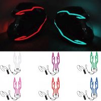 ∏☂♝ Motorcycle Helmet Cold Light Mod Kit Flashing Stripe Luminous Sticker LED Night Riding Lights Motorcycle Helmet Decoration Light