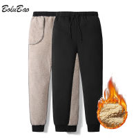 BOLUBAO Winter Mens Thick Sweatpants Plus Velvet Trousers Large Size 8XL Heavyweight Warm Sport Brand Slim Casual Pants Male