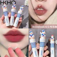 HKHO Happy Duck Water Mirror Gloss Lip Glaze Velvet Fog Matte Whitening Lipstick For Girls