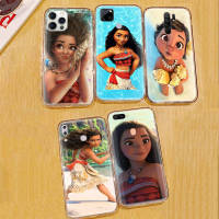 โปร่งใส เคสโทรศัพท์ หรับ iPhone XR 7 6s 6 11 5s XS 5 8 SE Max Plus X Pro Protective ปก Moana Cartoon