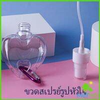 MetMe ขวดสเปรย์รูปหัวใจ พร้อมตะขอเกียว สะดวกพกพา  Heart shaped spray bottle