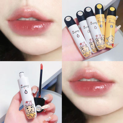 Daimampu Cool and Cute Favourite Lip Glaze Water Gloss Lipstick for Women, Non greasy and Non greasy Cup, Affordable Student Lipstick Lipstick